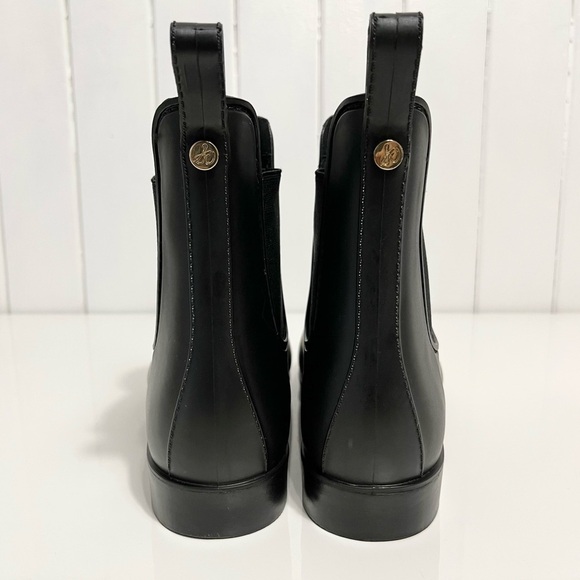 Sam Edelman Tinsley Matte Black Waterproof Ankle Rain Boots Size 9M - Picture 7 of 16